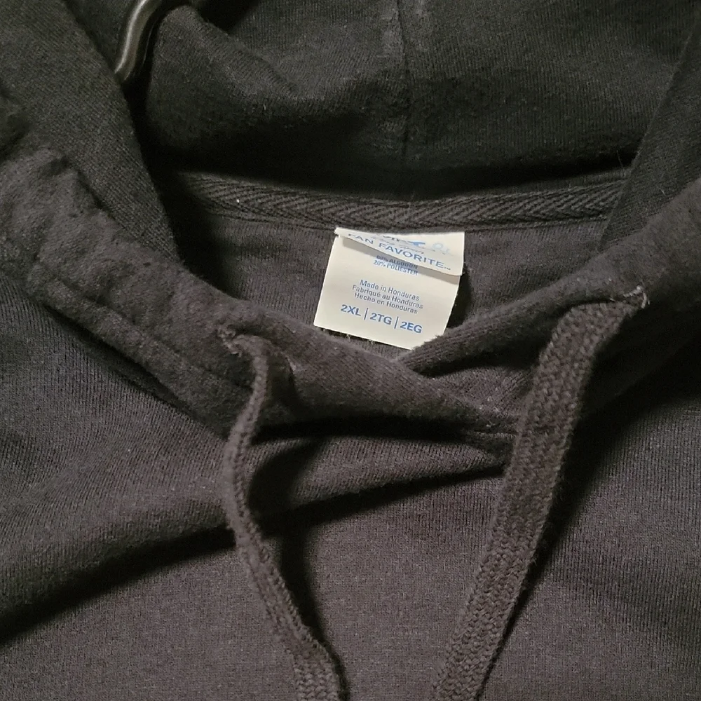 Port and Company Black Graphic Hoodie - Picture 4 of 4